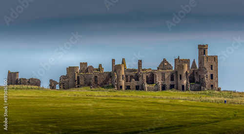 Slain's Castle, Cruden Bay, Scotland.  This castle was the inspiration for Bram Stoke's Dracula photo