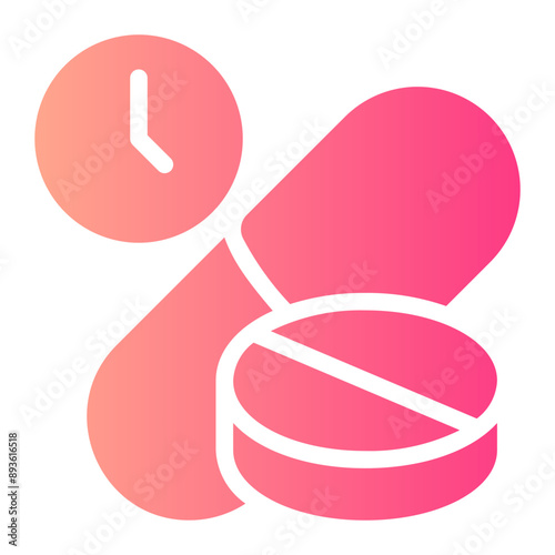 time gradient icon