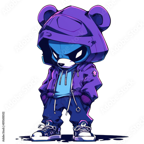 Cool Bear in a Hoodie