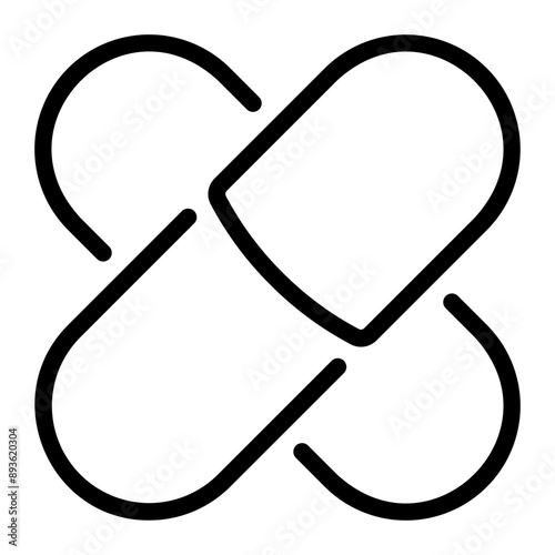 antibiotic line icon