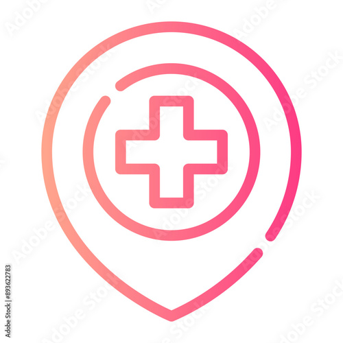 location gradient icon