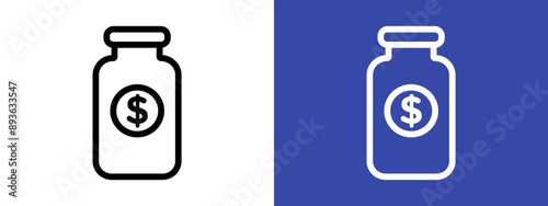 Business Remedy icon logo sign set vector outline