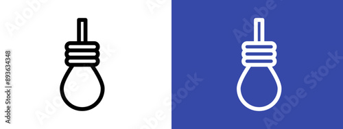 gallows icon logo sign set vector outline