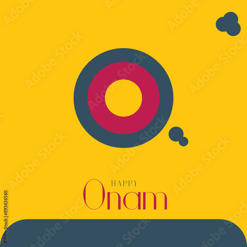 happy Onam template. vector eps 8.