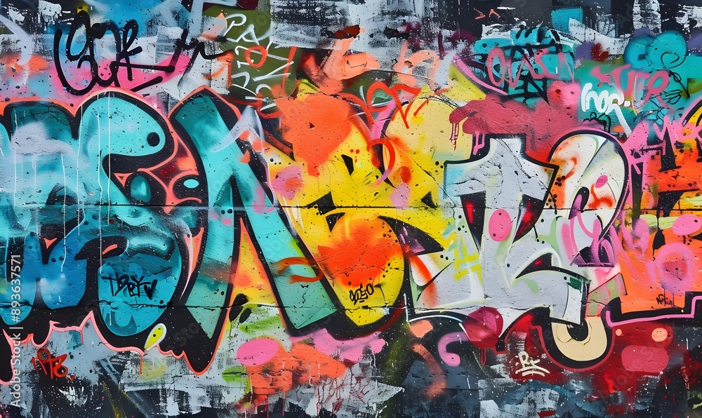 Fototapeta premium graffiti on the wall