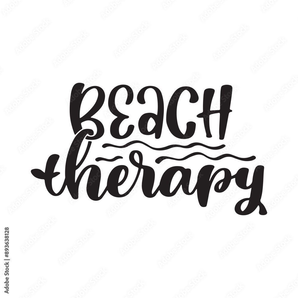 Obraz premium Hand drawn lettering compositions about Summer. Funny season slogans. Isolated calligraphy quotes for travel agency, beach party. Great design for banner, postcard, print or poster.
