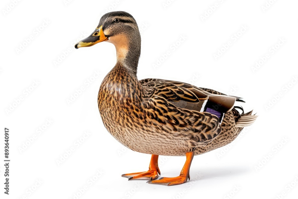 a duck on white background a duck on white background