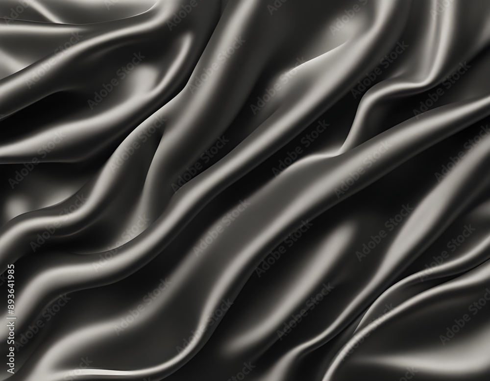 Processed collage of smooth elegant wavy deep black silk cloth fabric material texture. Processed collage of smooth elegant wavy deep black silk cloth fabric material texture.