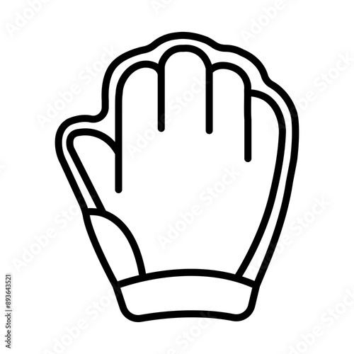 Baseball Glove Icon Design