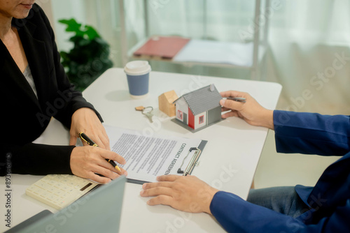 Photos Selling addresses and houses to customers