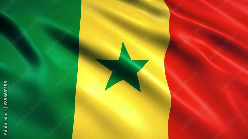 Senegal Flag Animation (Close-up)
Senegal Flag Animation (Close-up)