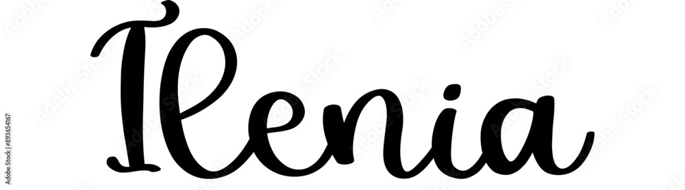 Ilenia - colore nero - parola nome scritta - ideale per websites, presentazioni, biglietti, banners, sweatshirt, stampe, cricut, silhouette, sublimazioni, etichette, adesivi Ilenia - colore nero - parola nome scritta - ideale per websites, presentazioni, biglietti, banners, sweatshirt, stampe, cricut, silhouette, sublimazioni, etichette, adesivi