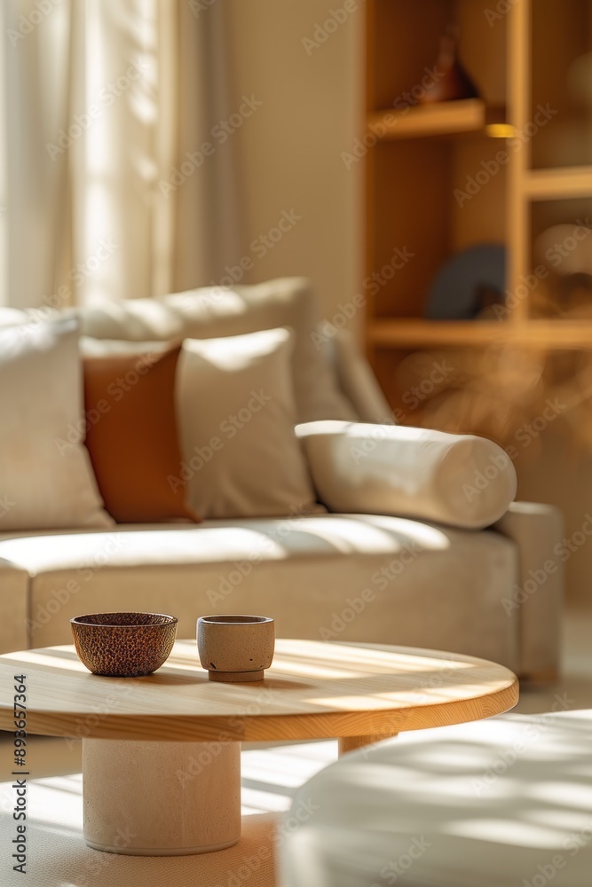 Fototapeta premium Japanese-style home background 
