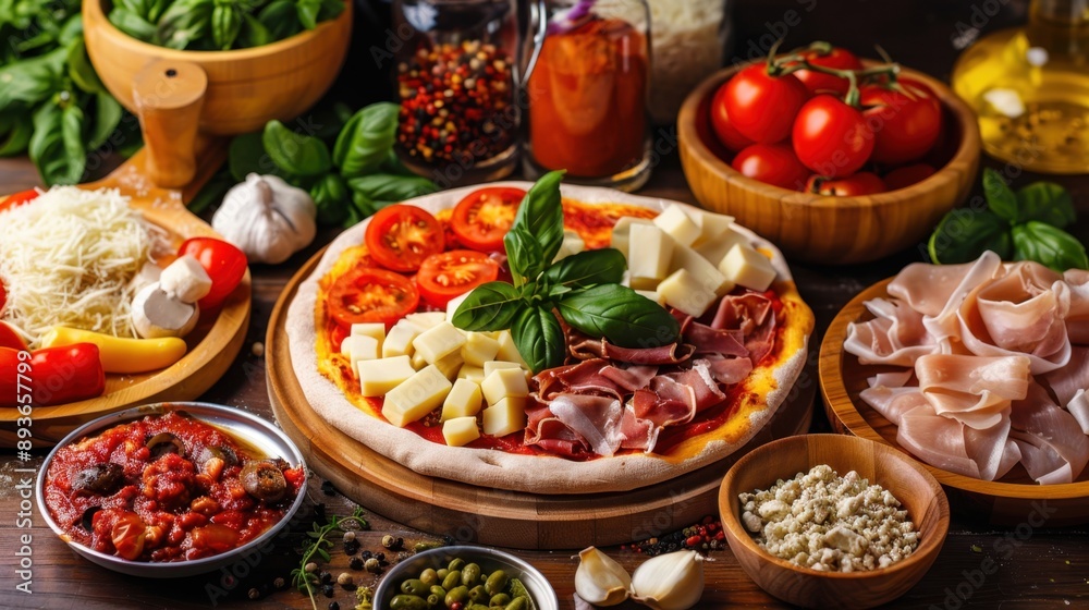 Pizza toppings bar, diverse ingredients, --ar 16:9 --style raw --personalize 6iulspg --stylize 250 Job ID: c3645e3b-fc35-4e90-8dcd-ca96d30c0f91 Pizza toppings bar, diverse ingredients, --ar 16:9 --style raw --personalize 6iulspg --stylize 250 Job ID: c3645e3b-fc35-4e90-8dcd-ca96d30c0f91