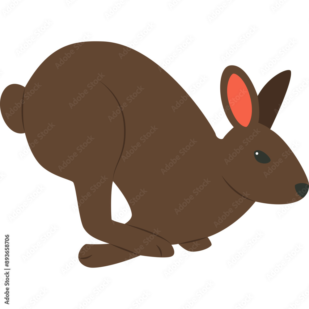 Fototapeta premium Cute Rabbit Illustration