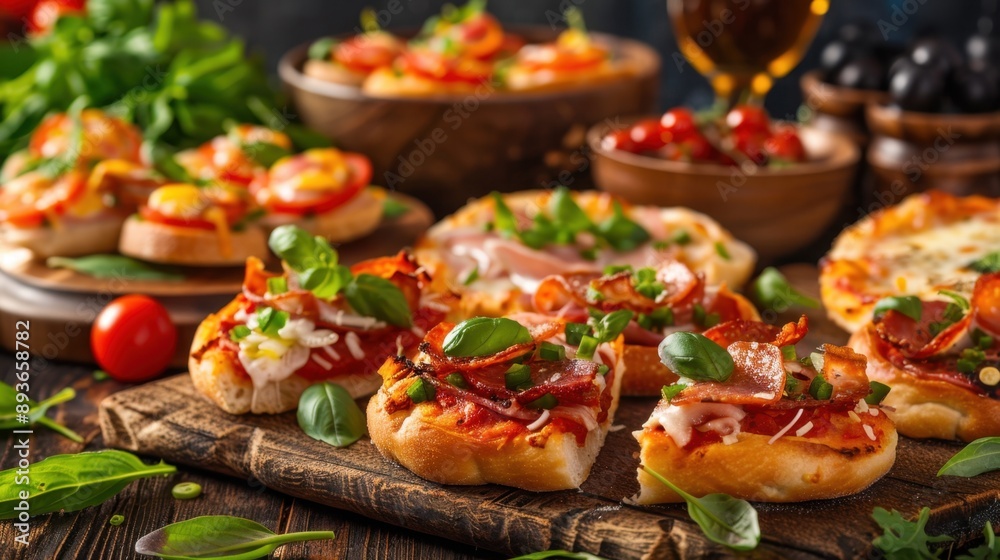 Mini pizzas, assorted toppings, --ar 16:9 --style raw --personalize 6iulspg --stylize 250 Job ID: 5b01e815-e693-444e-ad4f-d95df9443083 Mini pizzas, assorted toppings, --ar 16:9 --style raw --personalize 6iulspg --stylize 250 Job ID: 5b01e815-e693-444e-ad4f-d95df9443083
