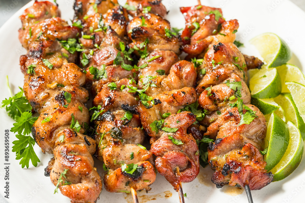 Homemade Thai Pork Skewers
