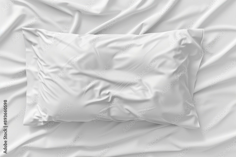 White bedding sheets and pillow background White bedding sheets and pillow background