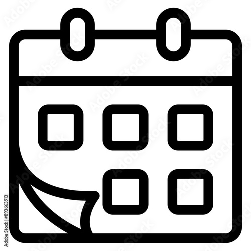 Calendar Icon Element For Design