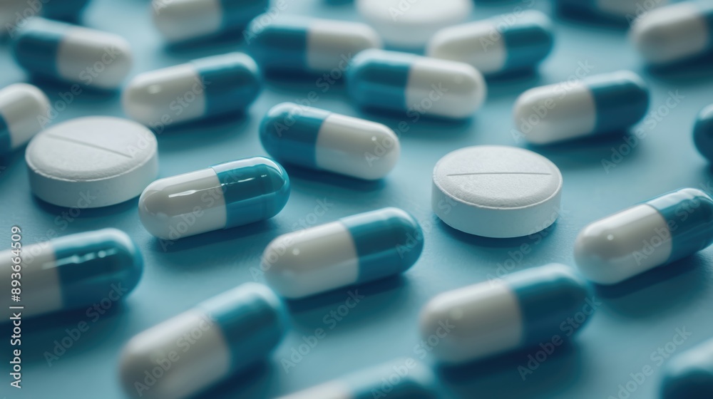 Close up medicine pill for painkiller. Pharmacy background concept. Close up medicine pill for painkiller. Pharmacy background concept.