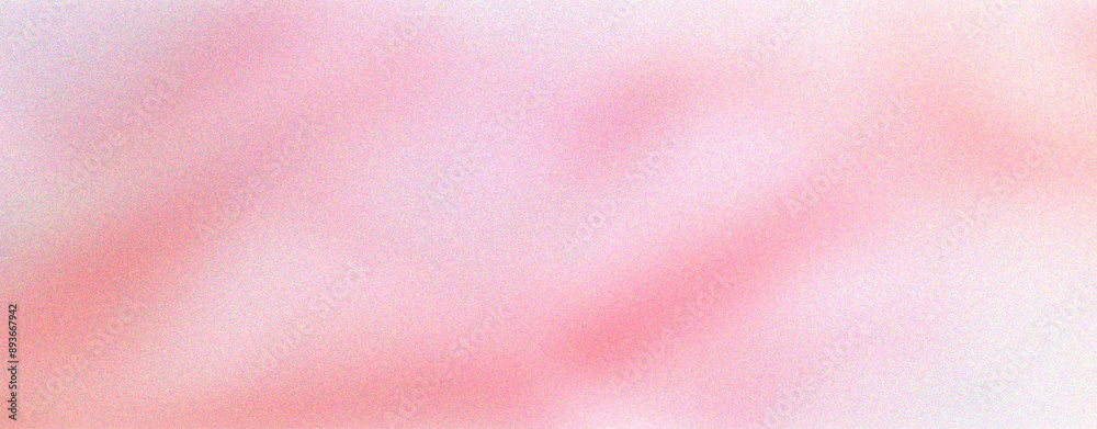 Abstract background soft gradient of pastel colors, pink and peach, glowing grainy color, noise texture effect.