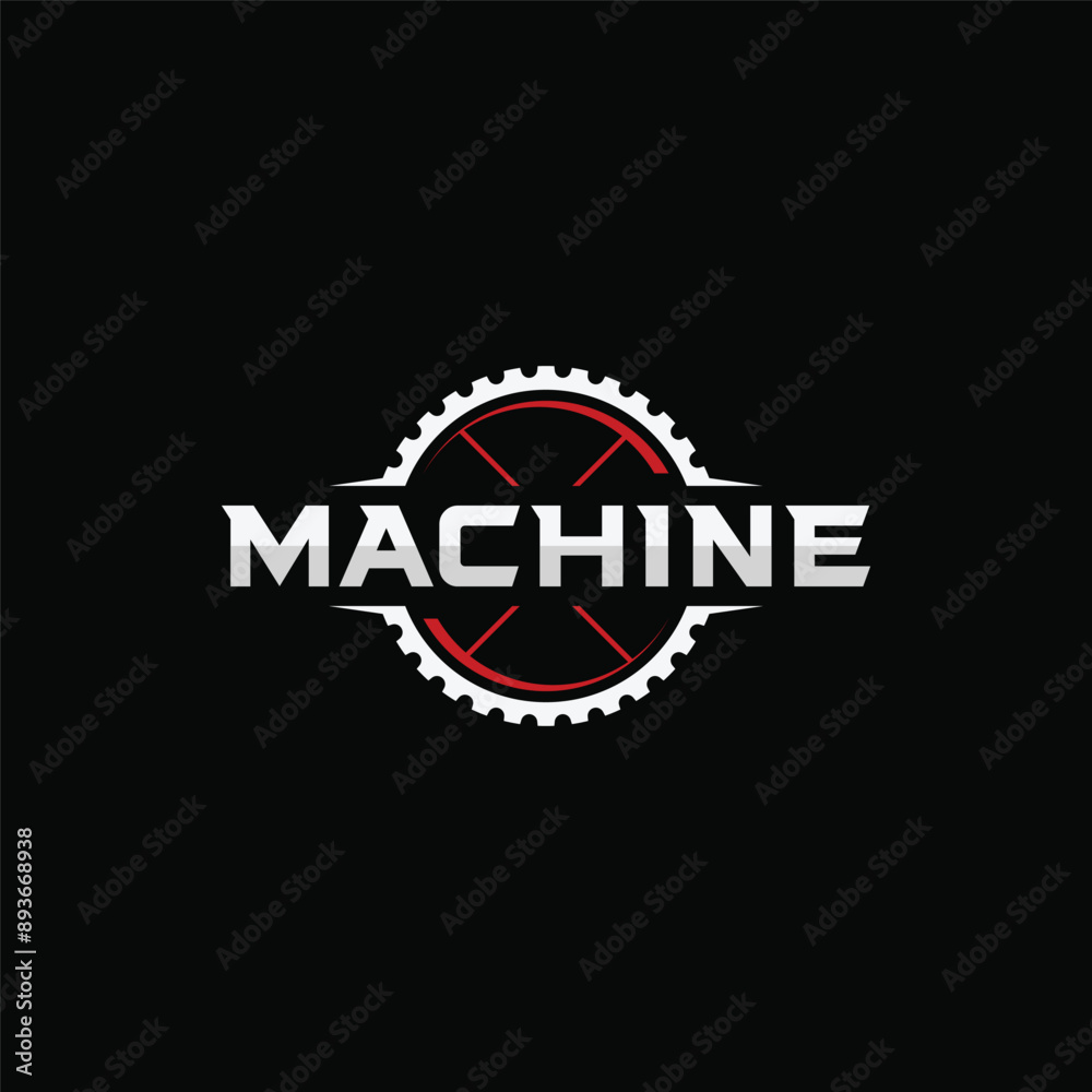Fototapeta premium vintage retro automotive gear logo template design.logos for businesses , repair shops , mechanics and badges.