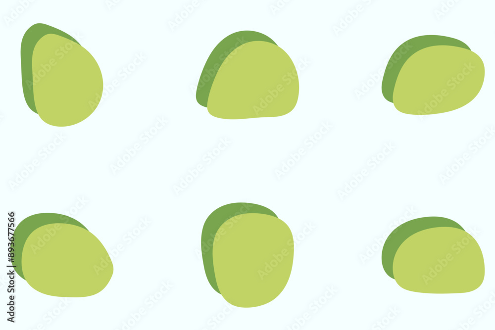 Simple blob abstract shape design set Simple blob abstract shape design set