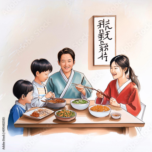 4인 가족