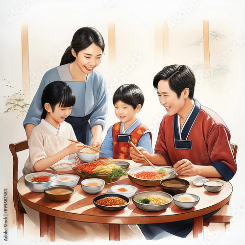 4인 가족