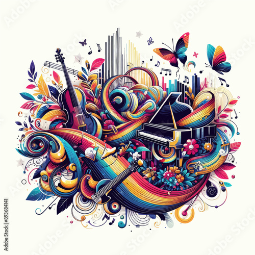 this vector about symphony of color 
