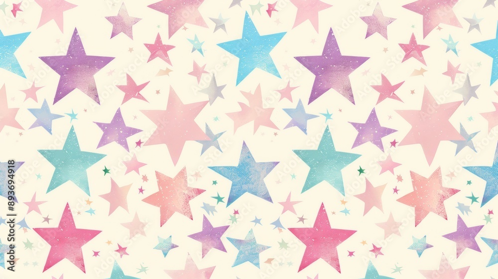 A colorful star pattern with a white background A colorful star pattern with a white background