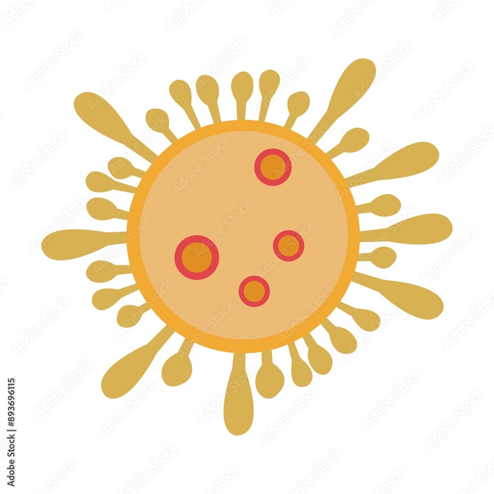 Fototapeta premium Virus Vector Element