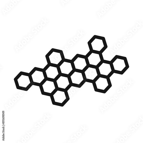 propolis icon Black line art vector logo