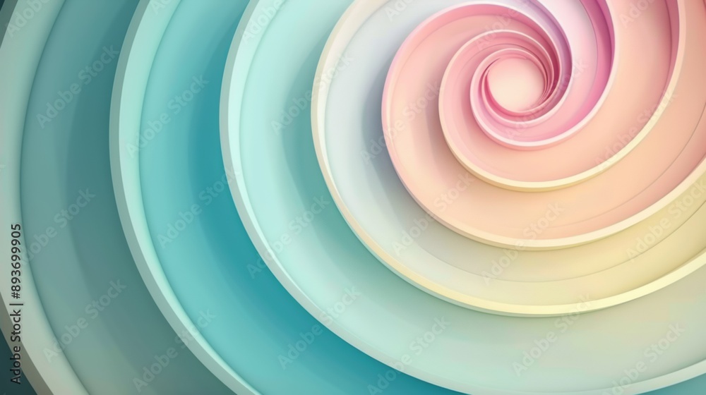 A colorful swirl of blue, pink, and yellow A colorful swirl of blue, pink, and yellow