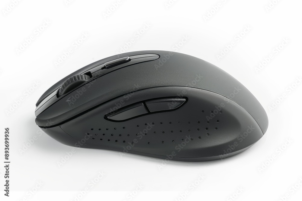White background isolated wireless optical mouse for PC White background isolated wireless optical mouse for PC