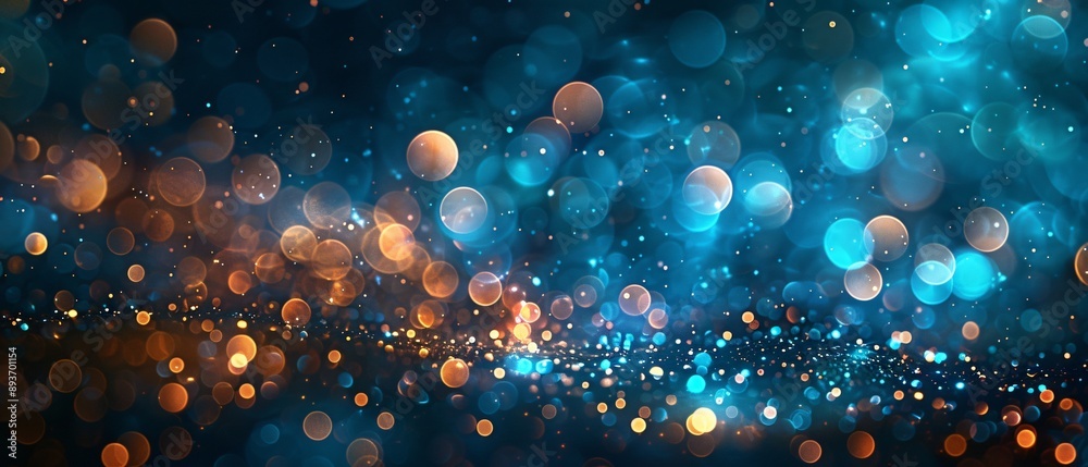 Luminous Cyan Bokeh Lights Energetic Abstract Background Luminous Cyan Bokeh Lights Energetic Abstract Background