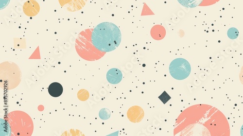 A colorful background with many different shapes and sizes of circles