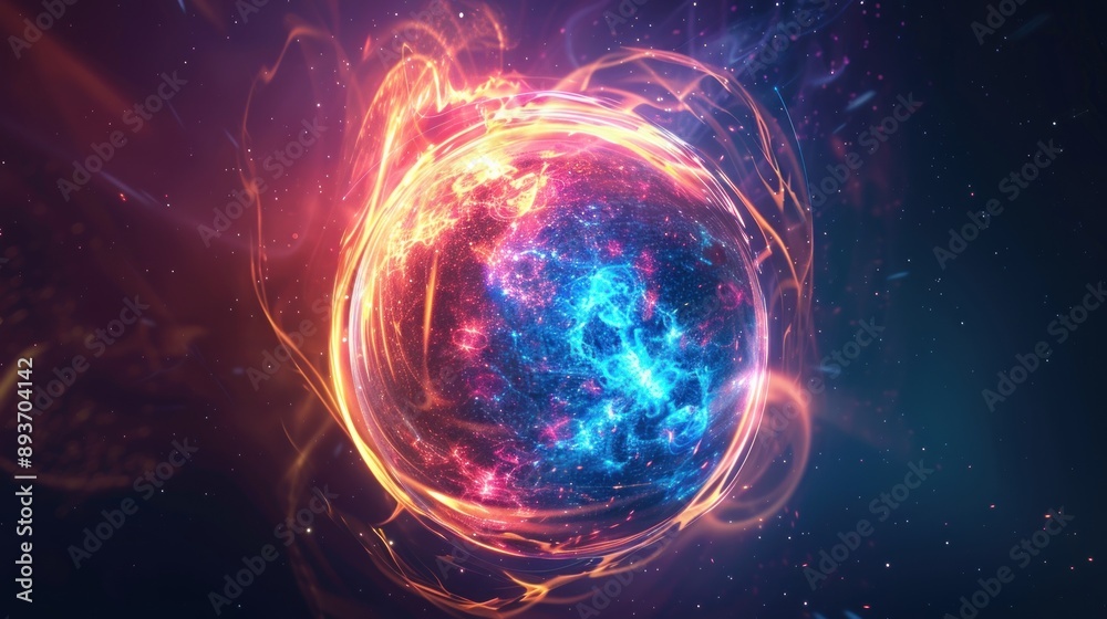 Obraz premium Cosmic Energy Sphere