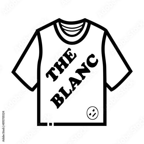 oversize tshirt Line Icon