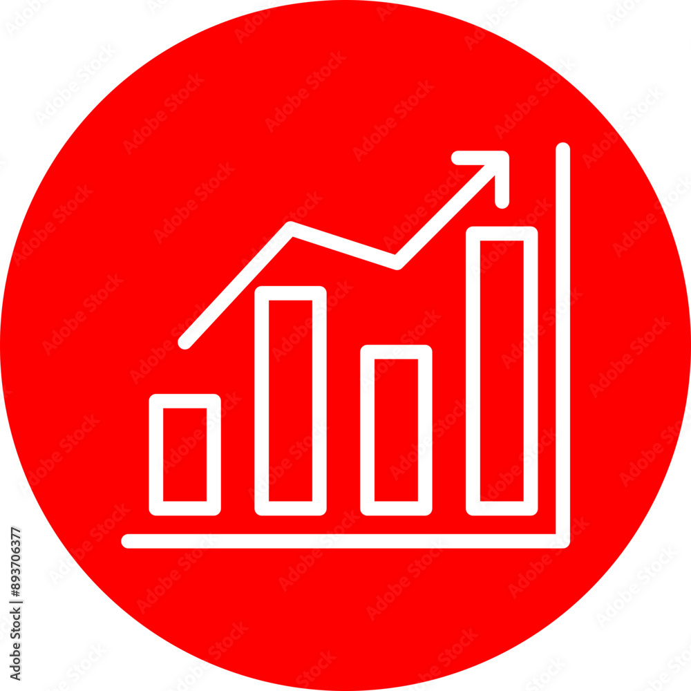 Test Metrics Vector Line White Circle Red Test Metrics Vector Line White Circle Red