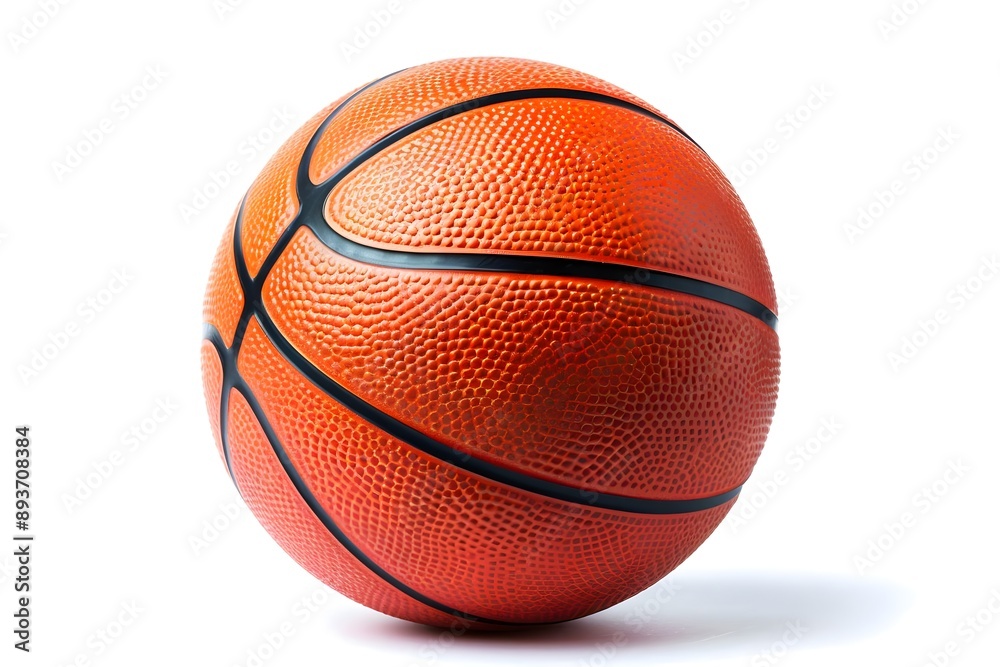 Fototapeta premium basketball ball isolated on white