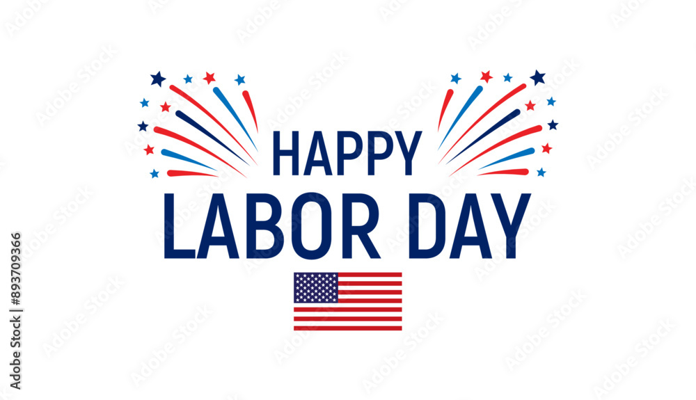 Obraz premium Happy Labor Day USA