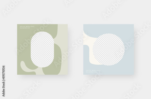Social media banner. Minimalistic trendy backgrounds for branding, social media post, banner, cover, card.