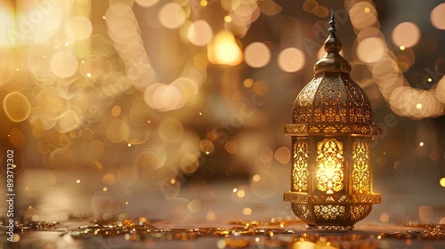 Close-up islamic new year concept.