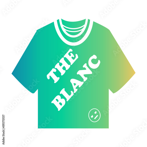 oversize tshirt Gradient icon