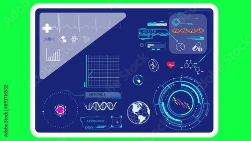 background with science 