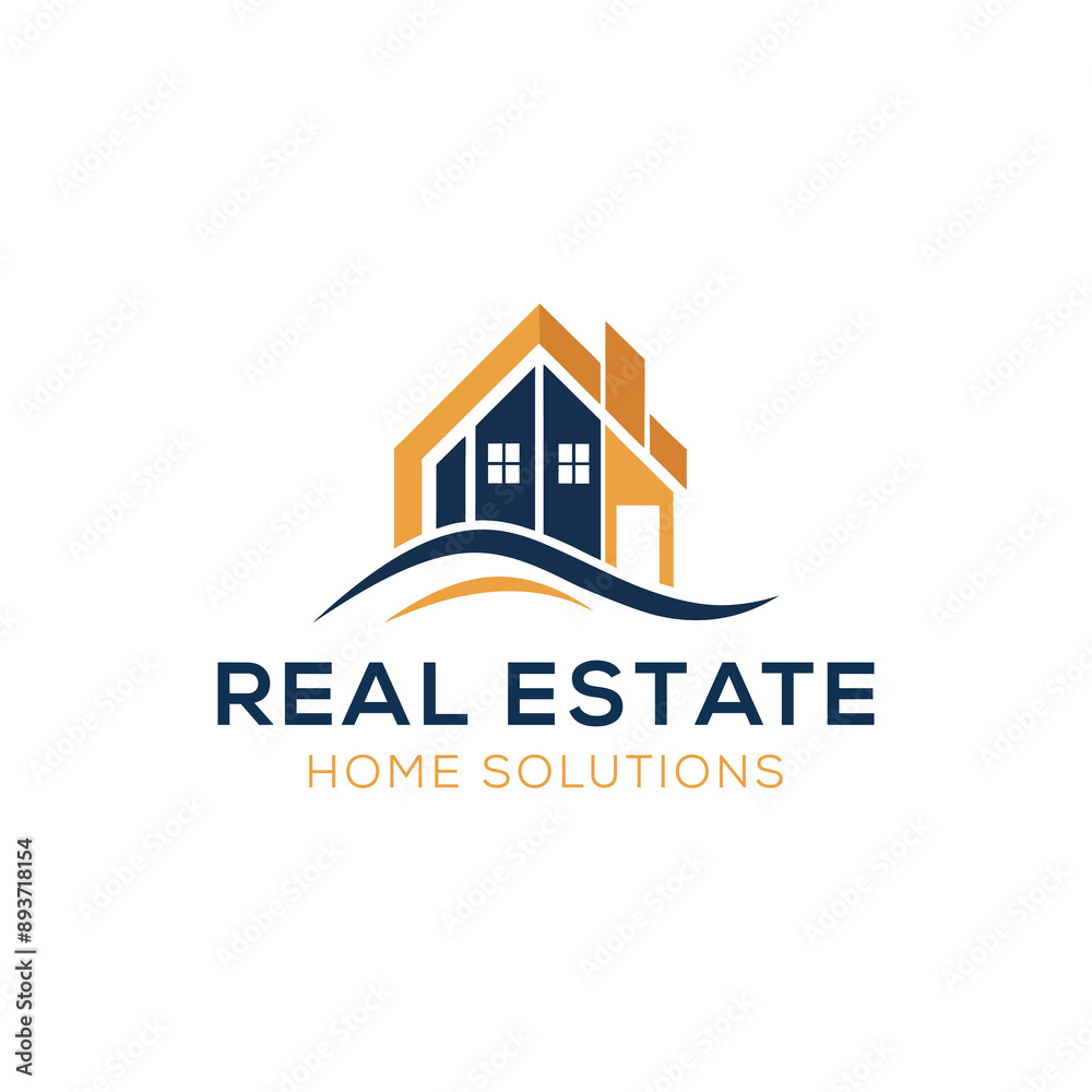 Fototapeta premium Building real estate logo design