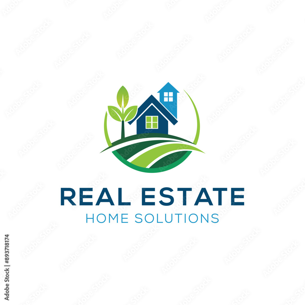Fototapeta premium Building real estate logo design