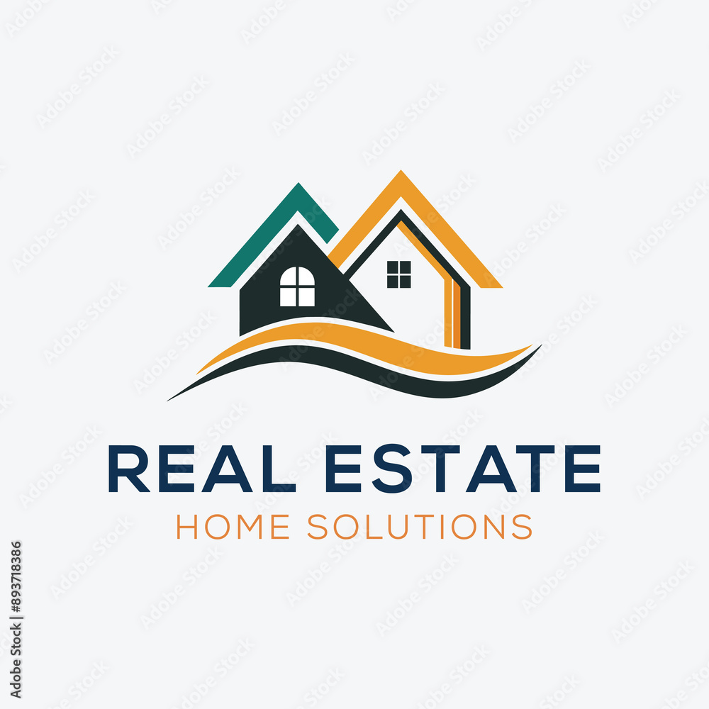 Fototapeta premium Building real estate logo design