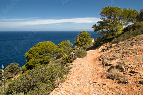 Wanderweg zum Wachurm San Telmo Mallorca photo